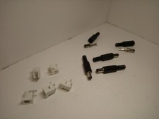 5x Pack 5.5mm x 2.1mm DC Jack Male Female Kit Set Plug Adapter Port Socket Lot