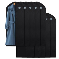 10Pcs/20Pcs Hanging Garment Bag for Suit Coat Shirt Dress Storage 40in 50in 60in