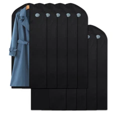 10Pcs/20Pcs Hanging Garment Bag for Suit Coat Shirt Dress Storage 40in 50in 60in