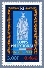 Timbre de 2000 - Corps Préfectoral An VIII-2000 - N° 3300 Neuf