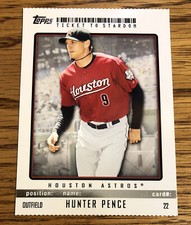 Hunter Pence 2009 Topps Ticket To Stardom Perforated SP Astros #22   *8283*