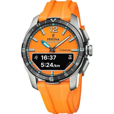 Reloj Festina Connected D F23000/7 naranja correa silicona naranja