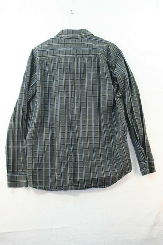Tasso Ella Mens XL Gray Plaid Check Long Sleeve Button Up Shirt - Picture 6 of 6