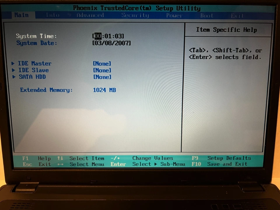 Advent 1115C Intel Pentium Laptop for Parts or Spares/ Repairs - Image 4 of 4