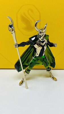 SWAROVSKI CRYSTAL FIGURINE MARVEL LOKI 5674467 NEW IN BOX 2024