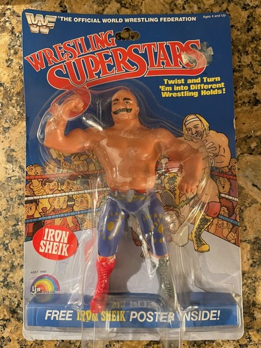 WWF LJN 1985 Iron Sheik  MOC Series 1...