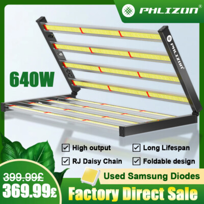 Phlizon FD4500 FD6500 LED Bar Grow Light Full Spectrum Samsungled Indoor Plants