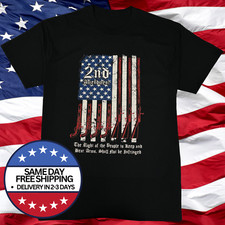2nd Amendment T-Shirt American Gun Flag USA Freedom Gun Rights NEW RELEASE 2024