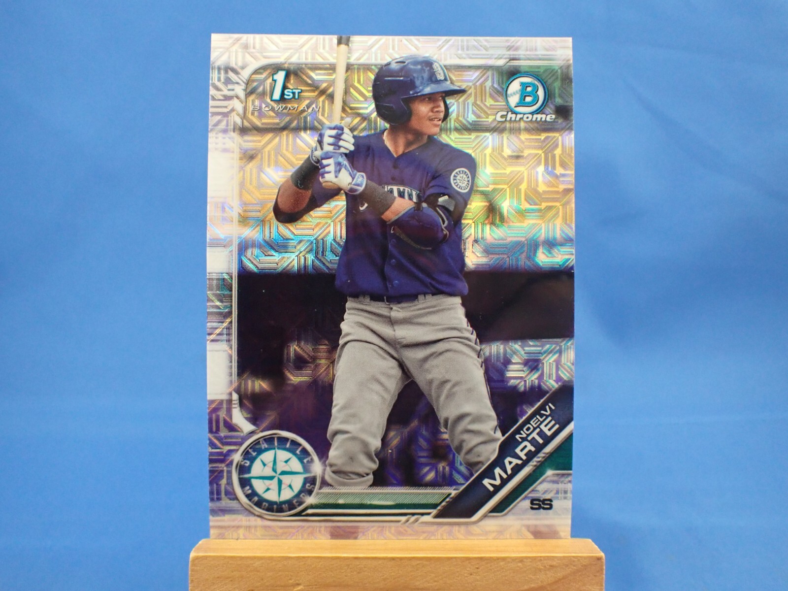 Noelvi Marte Bowman Chrome 2019 Prospects BCP-97 Mojo Refractor