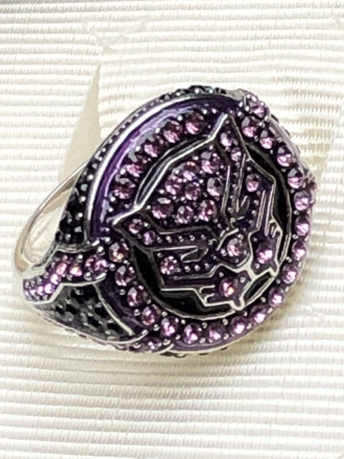Swarovski Marvel Black Panther Ring 55