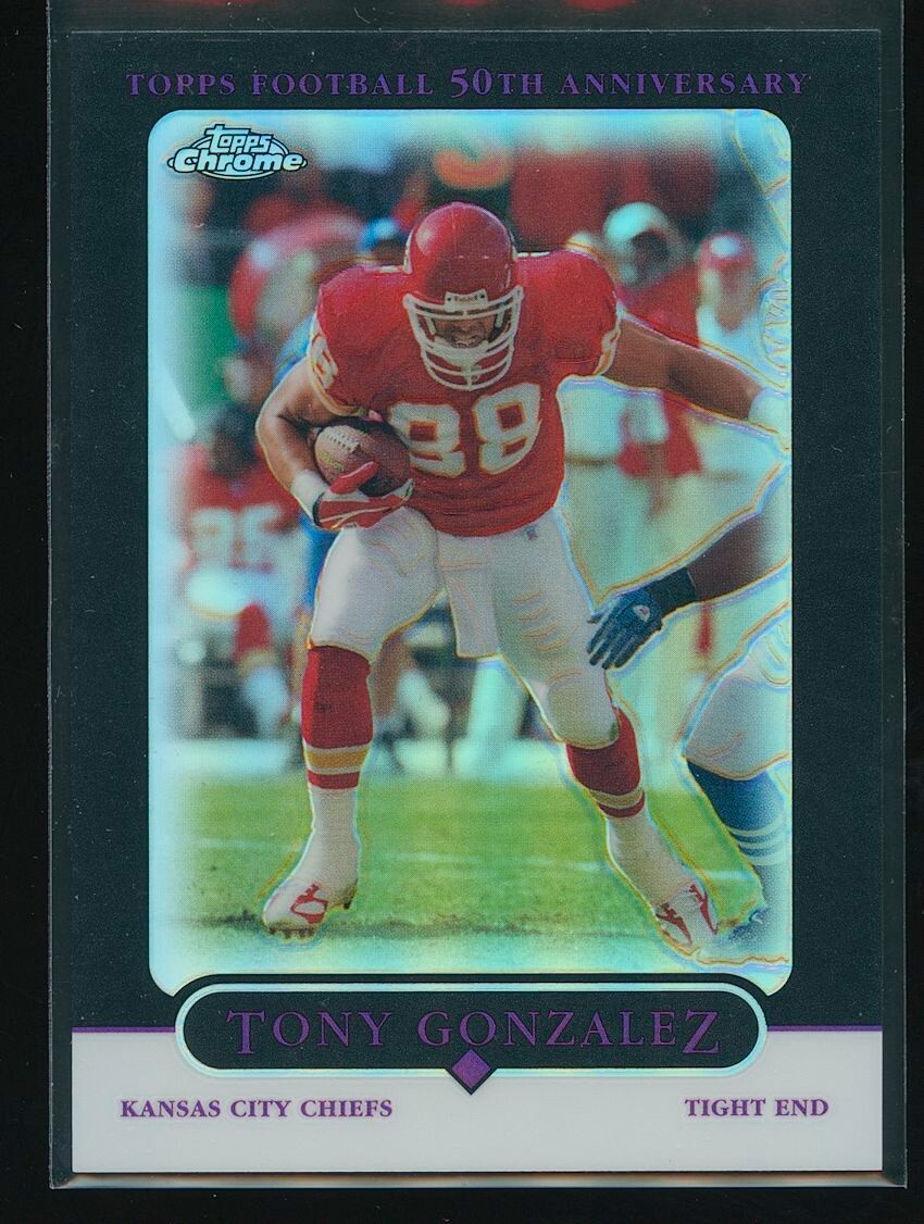 Tony Gonzalez 2005 Topps Chrome Black Refractor 2/100