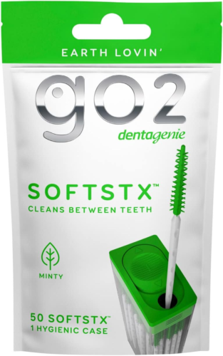 GO2 Dentagenie Softstyx Minty 50 Pk - Picture 1 of 12