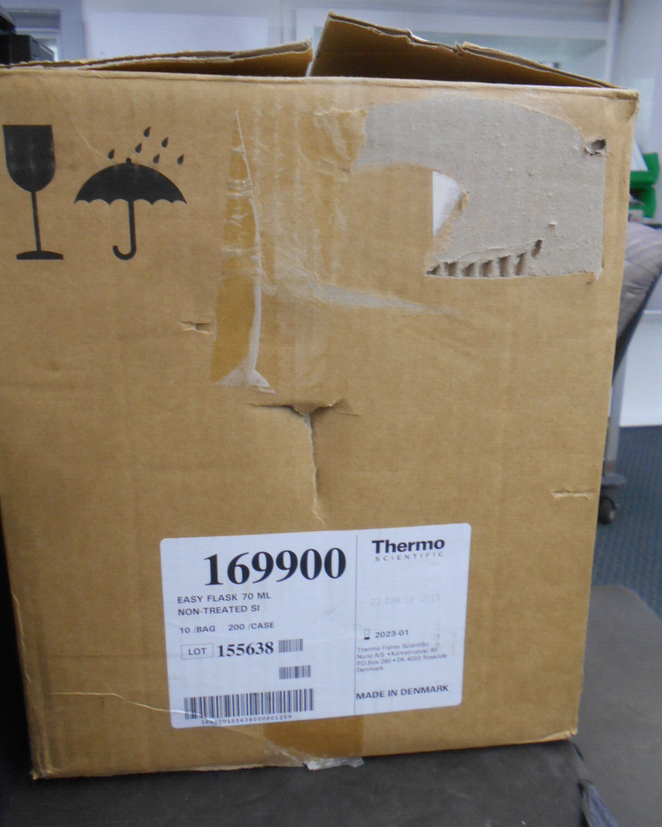 おが Thermo Scientific 169900 Nunc Easy Flask 70 ML 25cm2 Lot of 170