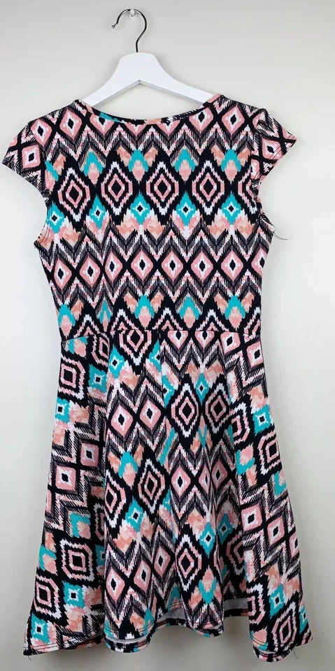 Vestido Patinador Chevron Niña PINC PREMIUM Talla Grande Foto 2 de 3