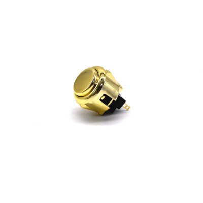 24mm Arcade Push Buttons Game DIY Kit Chrome Replace for OBSF OBSC OBSN MAME
