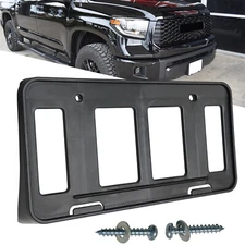 For 2014-2021 Toyota Tundra Front Bumper License Plate Tag Frame Bracket Holder
