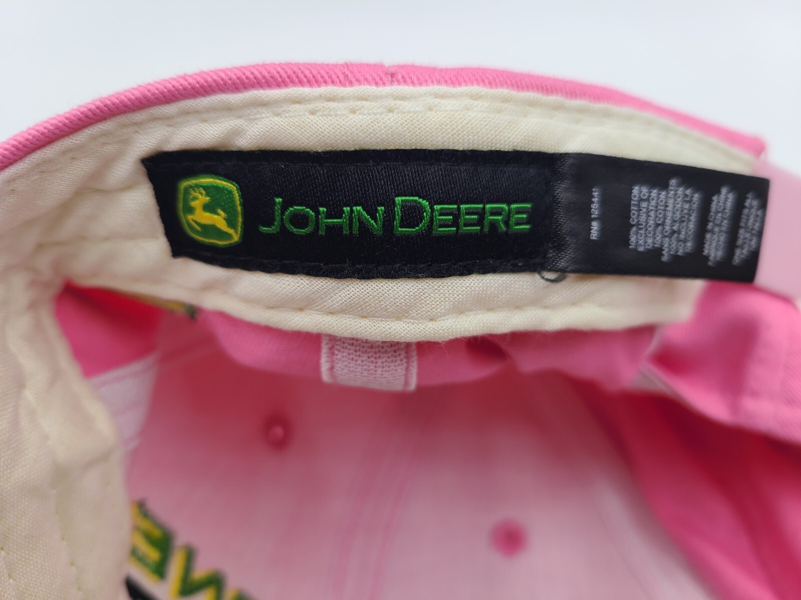 John Deere Limestone Farm Lawn Worksite Snapback Hat … Gem