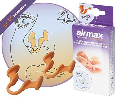 Airmax nasal dilators | 76% more air | Breathing aid through the nose | 2 Pack
