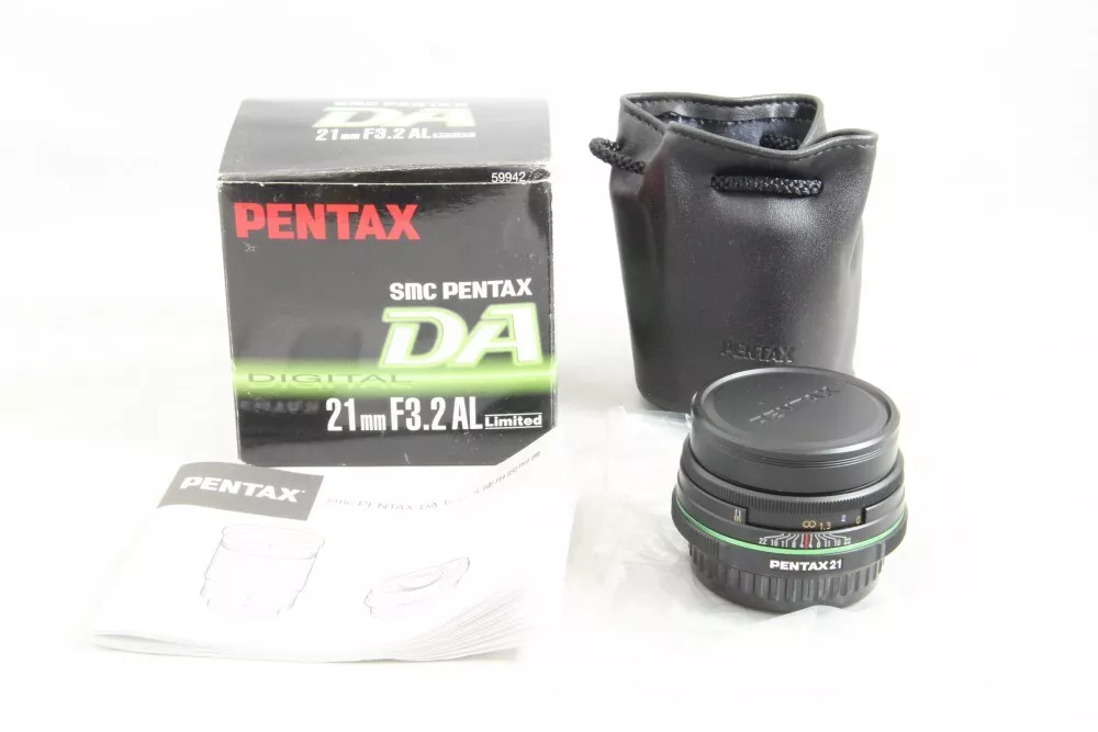 Near Mint SMC PENTAX DA 21mm F3.2 AL Limited Wide Angle Pancake AF Lens  #3889