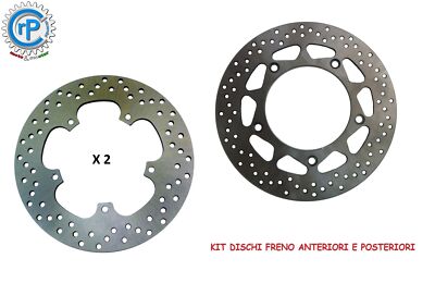 SATZ BREMSSCHEIBEN VORNE UND HINTEN YAMAHA T-MAX XP530 LUX MAX /ABS 530 2016