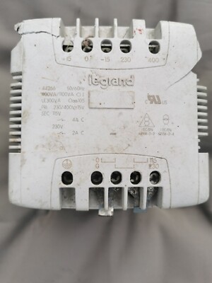 Legrand 44266 400VA Chassis Mounting Trafo 115V Pri230/400V Sec 115V