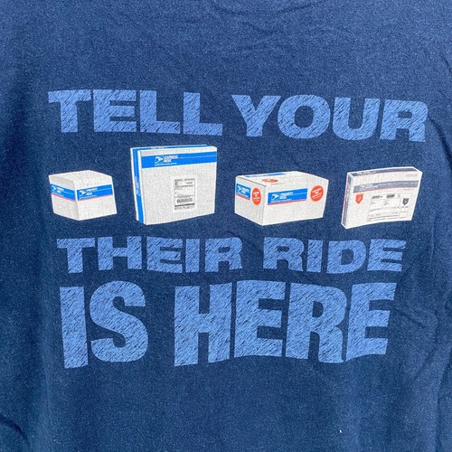 VTG United States Postal Service USPS I Pick Packages XXL T-Shirt Made in USA - Picture 10 of 10