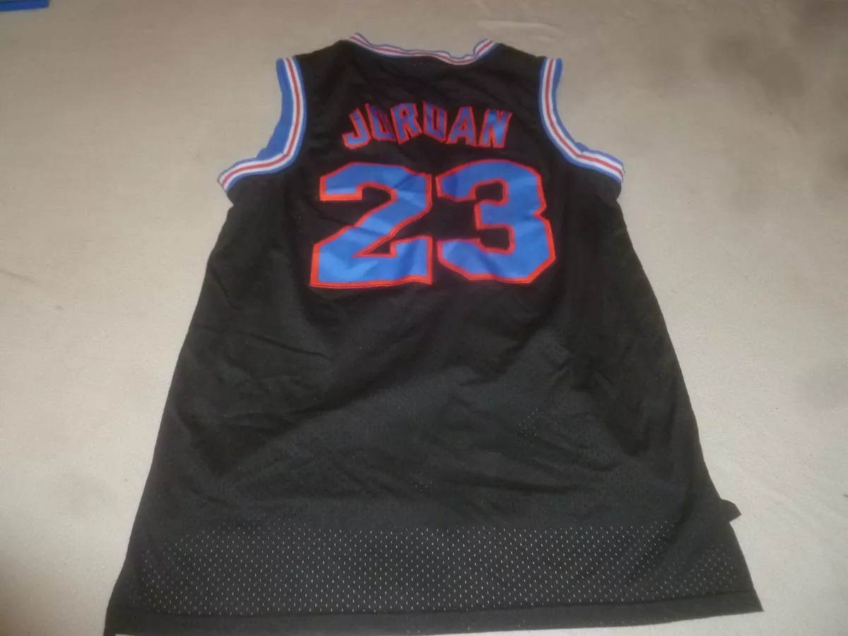 Michael Jordan Black 'TuneSquad' Throwback Basketball Jersey