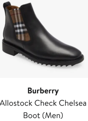 $950 Mens Burberry 