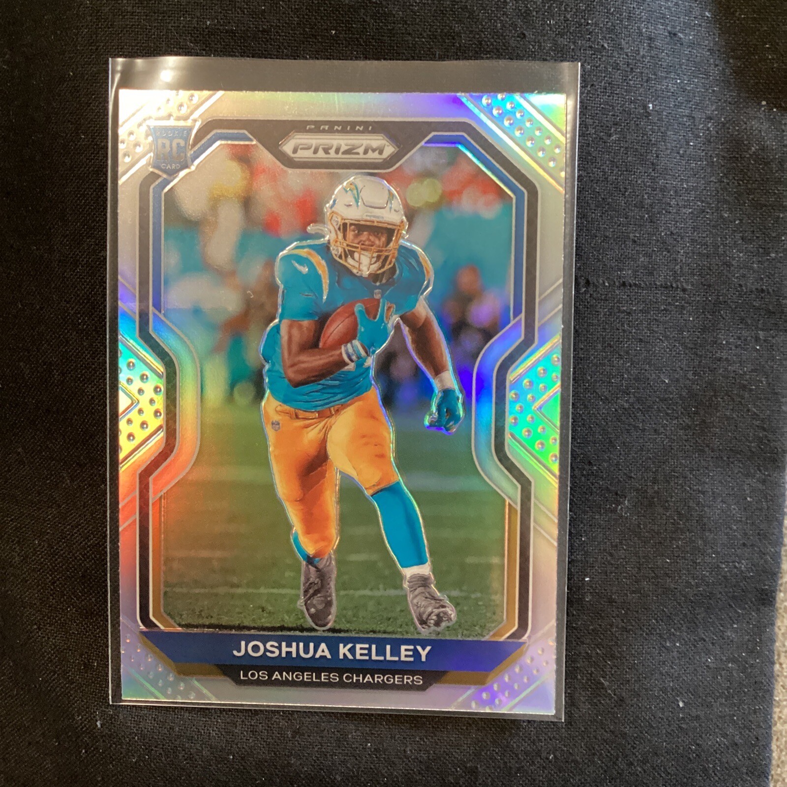 2020 Prizm Joshua Kelley Rookie Silver Prizm Los Angeles Chargers #326       JT7