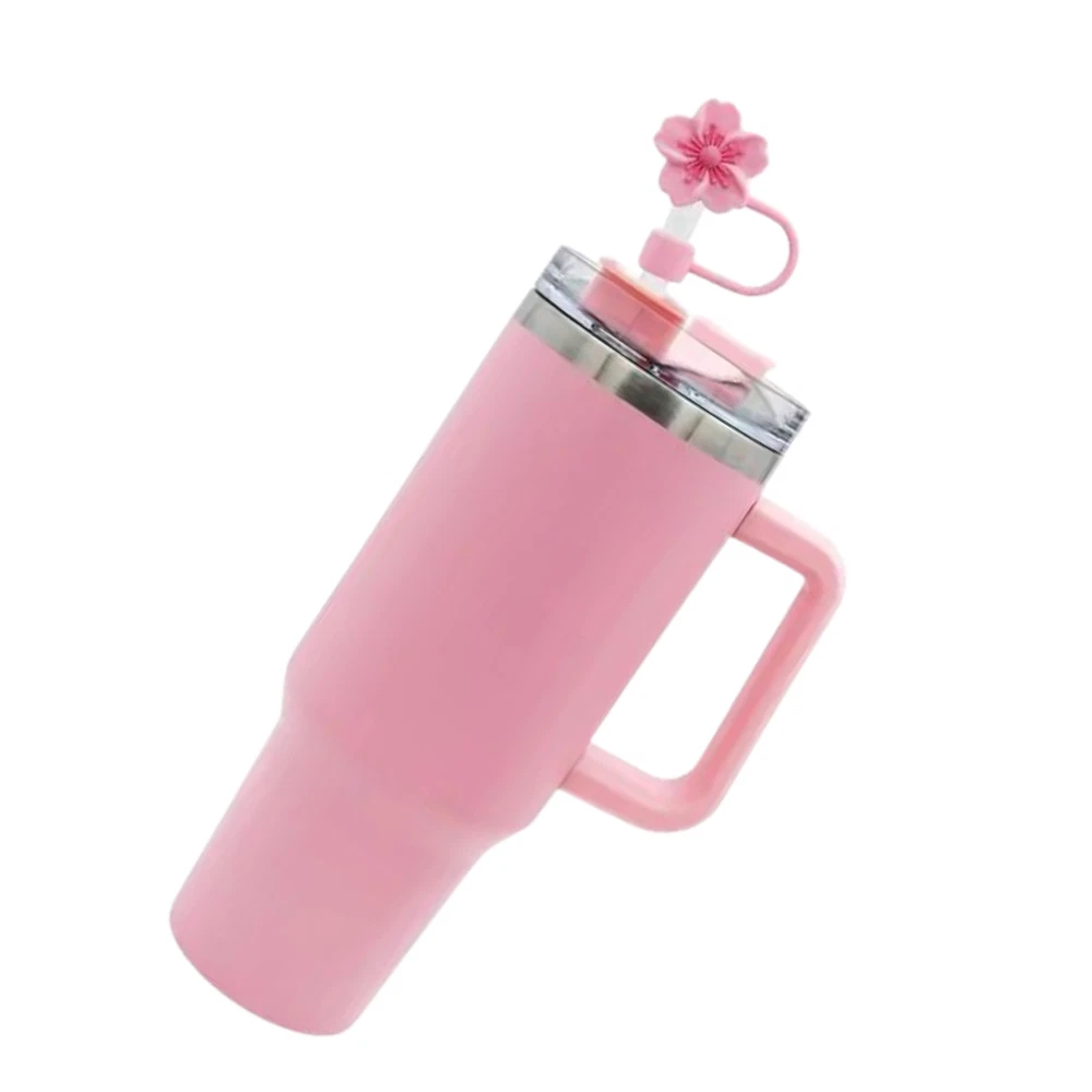Colorful Tumbler Straw Caps - Bear Flower Rainbow Cloud Cowboy Hat Animals Barbie Designs