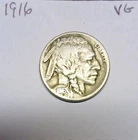 1916 (P) Buffalo Nickel VG Philadelphia Full Date