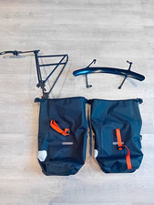 Ortlieb Gravel Pannier Pair + Quickrack Lite and Fender.