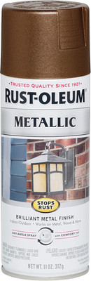 286525 Stops Rust Metallic Spray Paint, Dark Copper , 11 Oz (Pack of 1)