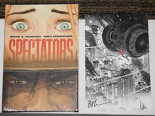 Image Spectators HC w/ 2x Signed Bookplate by Brian K Vaughan & Henrichon SEALED