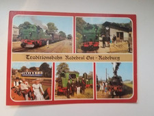 ALTE AK RADEBEUL - TRADITIONSBAHN -  RADEBURG DDR ANSICHTSKARTE /POSTKARTE NEU