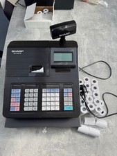 Sharp XE-A207B Electronic Cash Register Till With Keys And Till Rolls