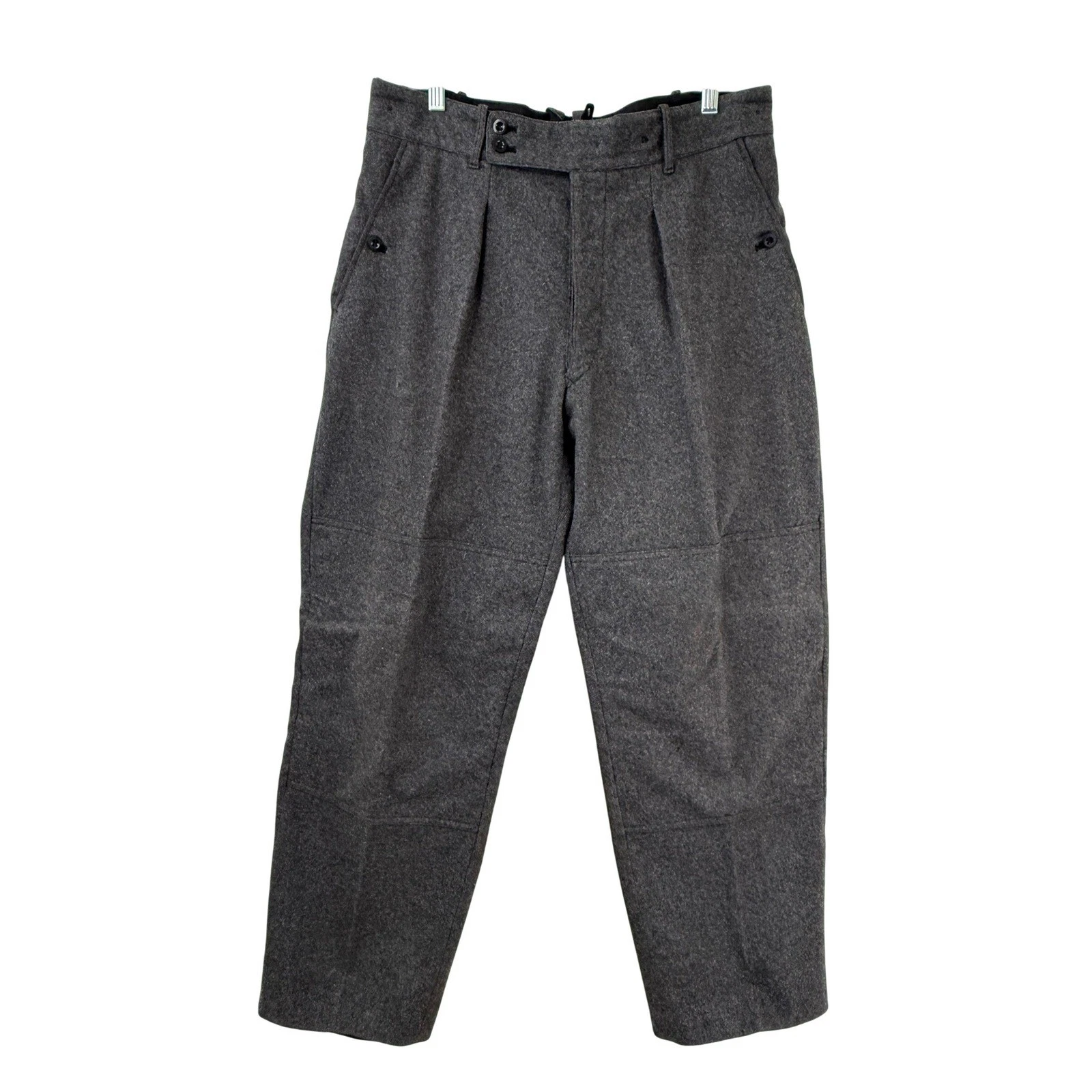 VINTAGE GERMAN ALPINE Sportra Munchen Trousers Men 34 Wool WATERPROOF LINED