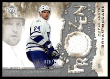 2007-08 Upper Deck Artifacts Frozen Silver Bryan McCabe Jersey 070/100 Toronto