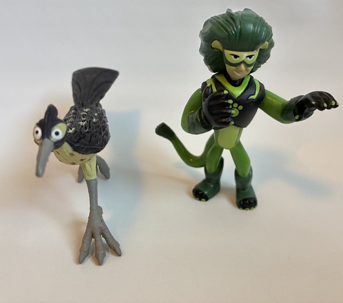 Wild Kratts Runners toy figures set + discs Cheetah Zebra Road