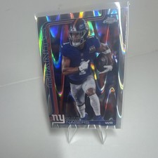 Topps 2025 Chrome Rookie Malik Nabers #225 New York Giants Football