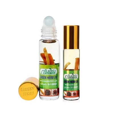 Oil Wild Thai Green Herbs Relief Breath Balsam Siberian Dizziness Ginseng Nasal