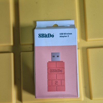 8BitDo USB Wireless Adapter 2 Bluetooth USB for Xbox/Switch/PC/Wii Mario Brick