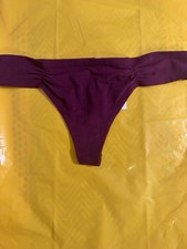 Victoria's Secret PINK Vintage Ruched Thong New With Tags Medium Discontinued
