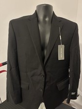 Michael Kors Black Blazer 100 Wool Stretch Suit Jacket Slim Fit NWT