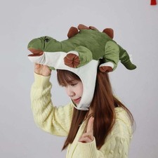 Animal Hat Dinosaur Shape Hat Plush Hat for Birthday Photo Props Fancy Dress