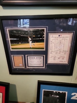  Derek Jeter Yankee Stadium Dirt From Home Plate, With Letter Of Authenticity 