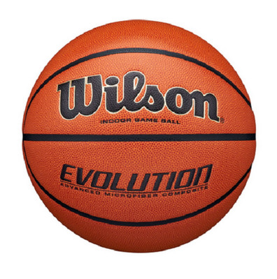 Wilson Evolution Indoor Game Basketball - Black, Size 7 - 29.5''