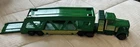 Vintage 82 Tonka Kenworth Car Transporter Trailer Green Pressed Steel B2