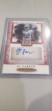 2021 Sage Premier Draft - Autographs A.J. Parker #A116 Red (AU, RC)