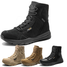 Mens Military Boots Tactical Boots Lightweight Outdoor Hiking Boots Combat Boots
